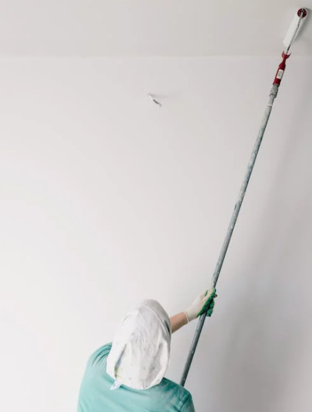 Painting Job on High-level Wall
